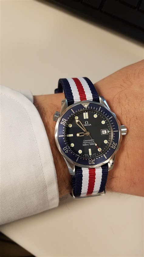 omega seamaster nato strap price